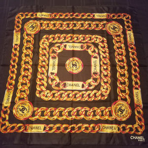 Chanel silk scarf